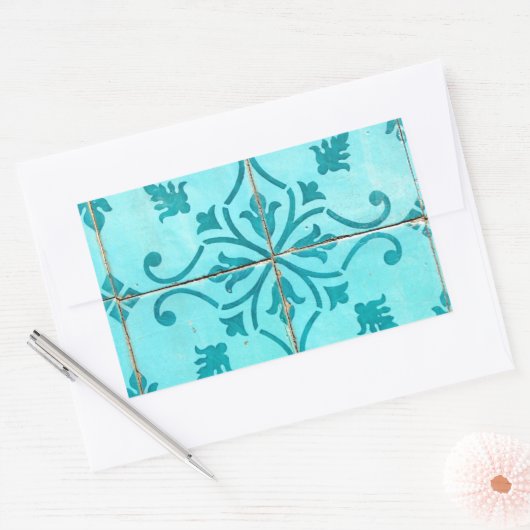 Azulejos 長方形シール (封筒)