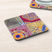 Azulejos CGツイスト付き幾何学的タイル コースター (左側)