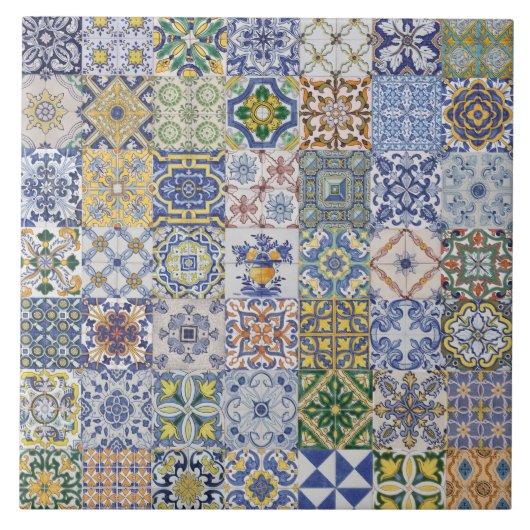 Azulejos Patchwork タイル (正面)