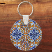 Azulejos, Portuguese Tiles キーホルダー (正面)