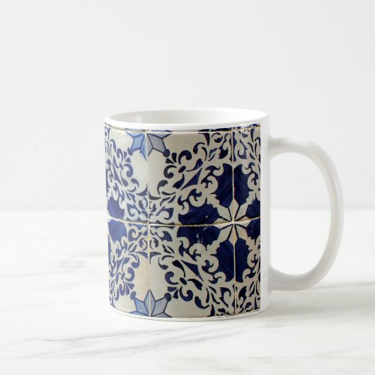 Azulejos, Portuguese Tiles コーヒーマグカップ (右)