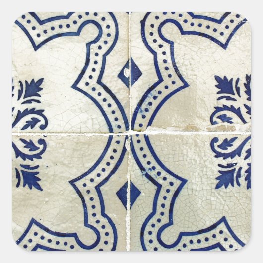 Azulejos, Portuguese Tiles スクエアシール (正面)