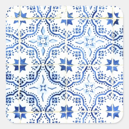Azulejos, Portuguese Tiles スクエアシール (正面)