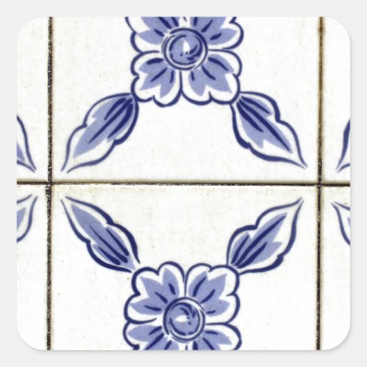 Azulejos, Portuguese Tiles スクエアシール (正面)