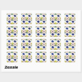 Azulejos, Portuguese Tiles スクエアシール (シート)