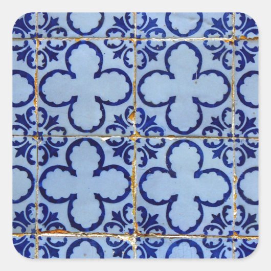 Azulejos, Portuguese Tiles スクエアシール (正面)