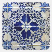 Azulejos, Portuguese Tiles スクエアシール (正面)