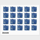 Azulejos, Portuguese Tiles スクエアシール (シート)