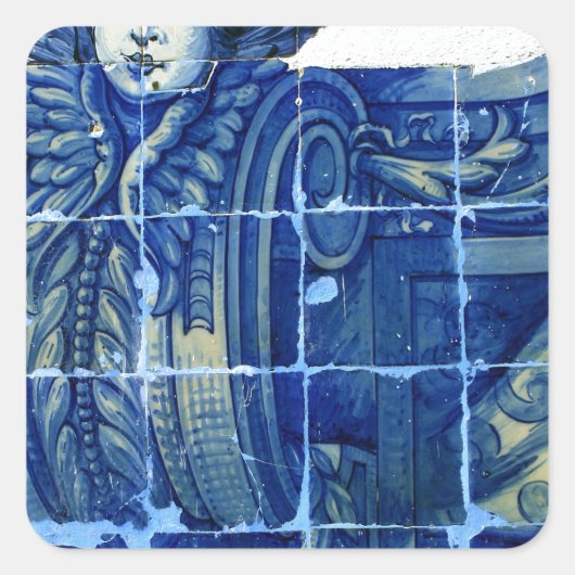Azulejos, Portuguese Tiles スクエアシール (正面)