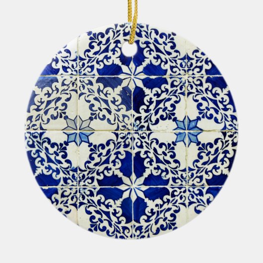 Azulejos, Portuguese Tiles セラミックオーナメント (正面)