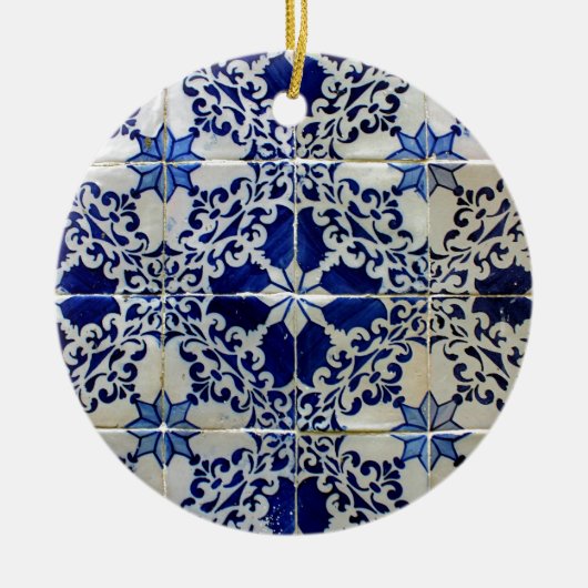 Azulejos, Portuguese Tiles セラミックオーナメント (正面)