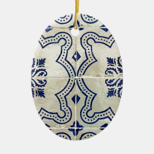 Azulejos, Portuguese Tiles セラミックオーナメント (正面)