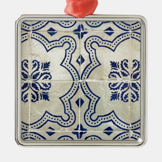 Azulejos, Portuguese Tiles メタルオーナメント (正面)