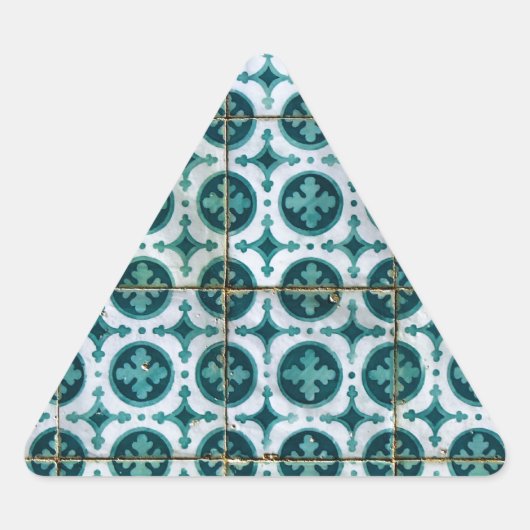 Azulejos, Portuguese Tiles 三角形シール (正面)