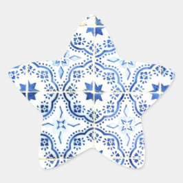 Azulejos, Portuguese Tiles 星シール