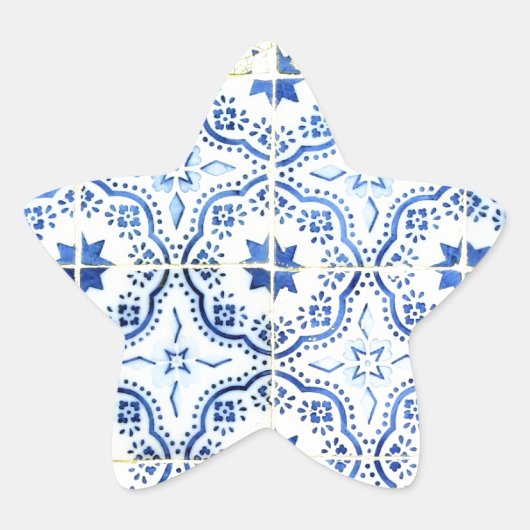 Azulejos, Portuguese Tiles 星シール (正面)