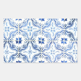 Azulejos, Portuguese Tiles 長方形シール