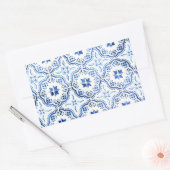Azulejos, Portuguese Tiles 長方形シール (封筒)