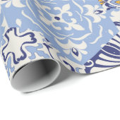 Azulejos tiles patchwork. Seamless colorful patchw ラッピングペーパー (ロールコーナー)