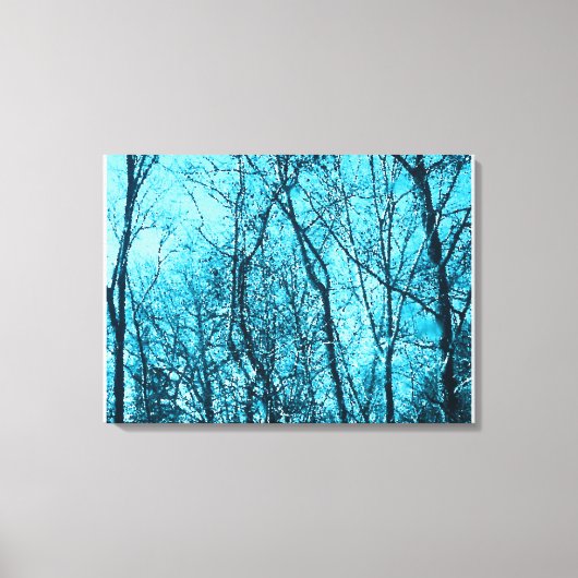 Azureのフォレスト キャンバスプリント (正面)