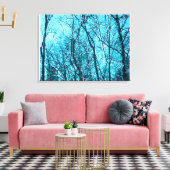 Azureのフォレスト キャンバスプリント (インサイチュ (リビング))