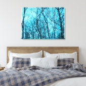 Azureのフォレスト キャンバスプリント (インサイチュ (寝室))