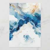 Azureの大理石の夢のガラ メニュー (裏面)