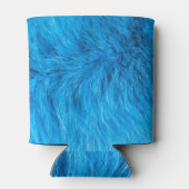 Azureの毛皮のテクスチャ、動物の毛皮を閉じる。 缶クーラー (裏面)