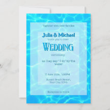 Azureターコイズブルー水反射ミニマリズム