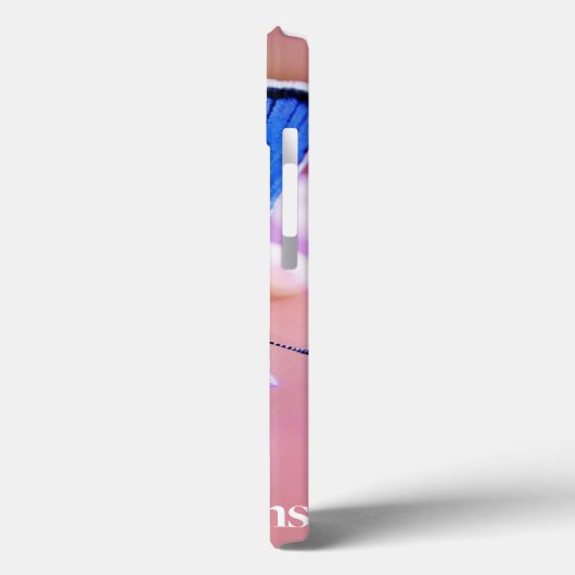 Azureバタフライ Case-Mate iPhoneケース (裏面 / 左)