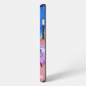 Azureバタフライ iPhoneケース (左側面)