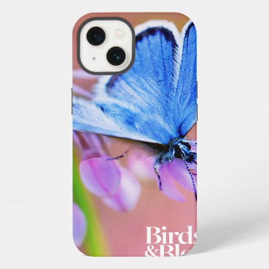 Azureバタフライ iPhoneケース (裏面)