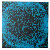 Azureヤーンセラミックタイル タイル (正面)