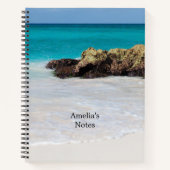 Azure海サンディビーチ写真 ノートブック (正面)