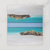 Azure海サンディビーチ写真 プレイスカード (外部開封)