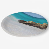 Azure海サンディビーチ写真 ペーパープレート (アングル)