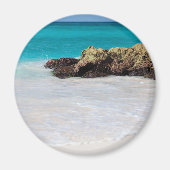 Azure海サンディビーチ写真 マグネット (正面)