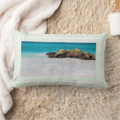 Azure海サンディビーチ写真 ランバークッション (ブランケット)