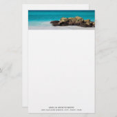 Azure海サンディビーチ写真 便箋 (正面/裏面)