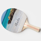 Azure海サンディビーチ写真 卓球ラケット (横)