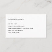 Azure海サンディビーチ写真 名刺 (裏面)