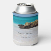 Azure海サンディビーチ結婚写真 缶クーラー (缶裏面)