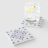 Azure開花クロス ストーンコースター (横)