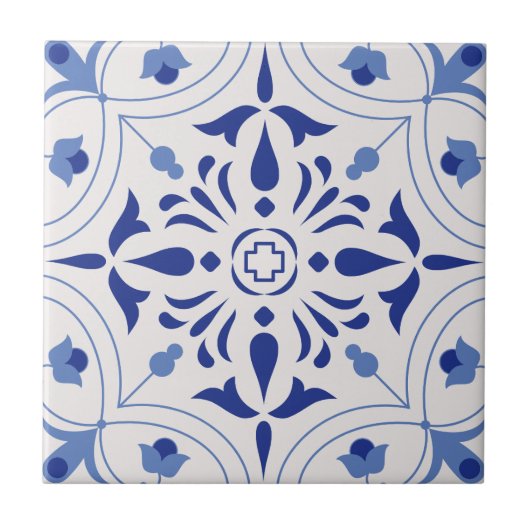 Azure開花クロス タイル (正面)