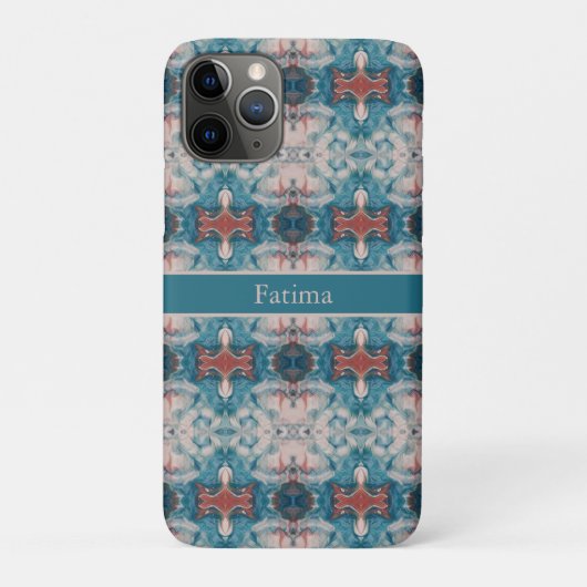 Azure開花、カスタム Case-Mate iPhoneケース (裏)