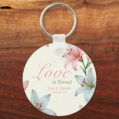 Azure開花 キーホルダー (正面)