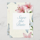 Azure開花V01 招待状 (正面/裏面)