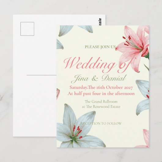 Azure開花V03 ポストカード (正面/裏面)