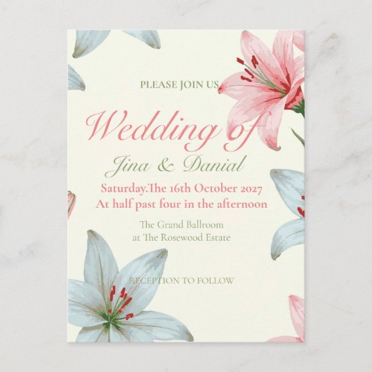 Azure開花V03 ポストカード (正面)