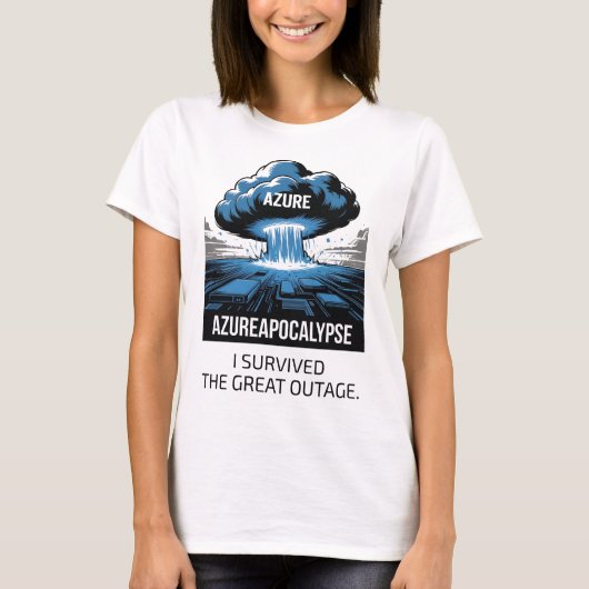 Azure アポカリプス - 大停電を生き延びた tシャツ (正面)